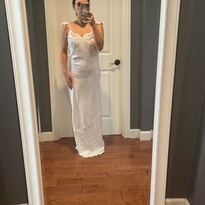 Stone cold fox white maxi dress